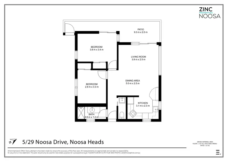 Floorplan of Homely apartment listing, 5/29 Noosa Drive, Noosa Heads QLD 4567