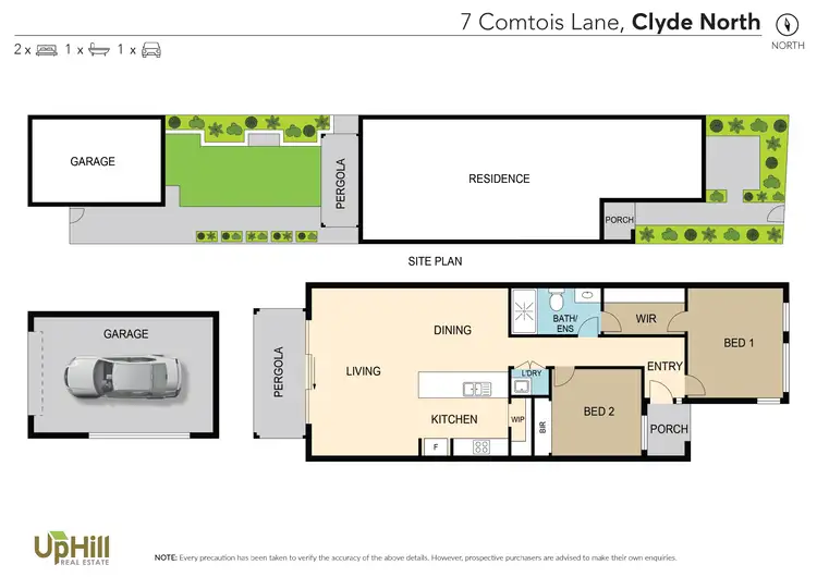 Floorplan of Homely house listing, 7 Comtois Lane, Clyde North VIC 3978