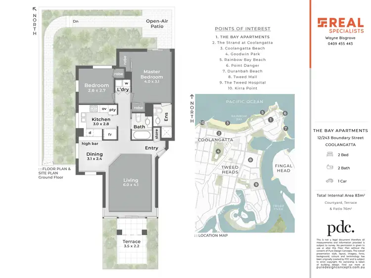 Floorplan of Homely unit listing, 12/243 Boundary Street, Coolangatta QLD 4225