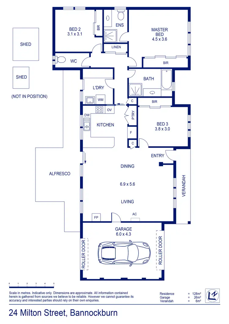 Floorplan of Homely house listing, 24 Milton Street, Bannockburn VIC 3331