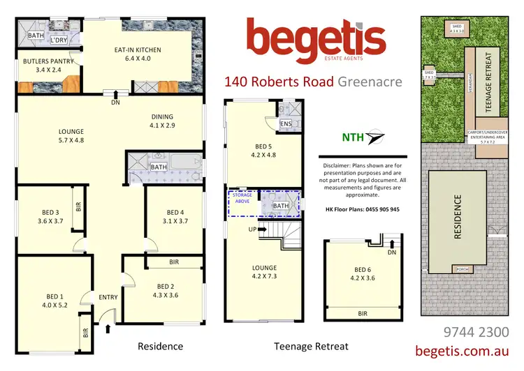 Floorplan of Homely house listing, 140 Roberts Road, Greenacre NSW 2190