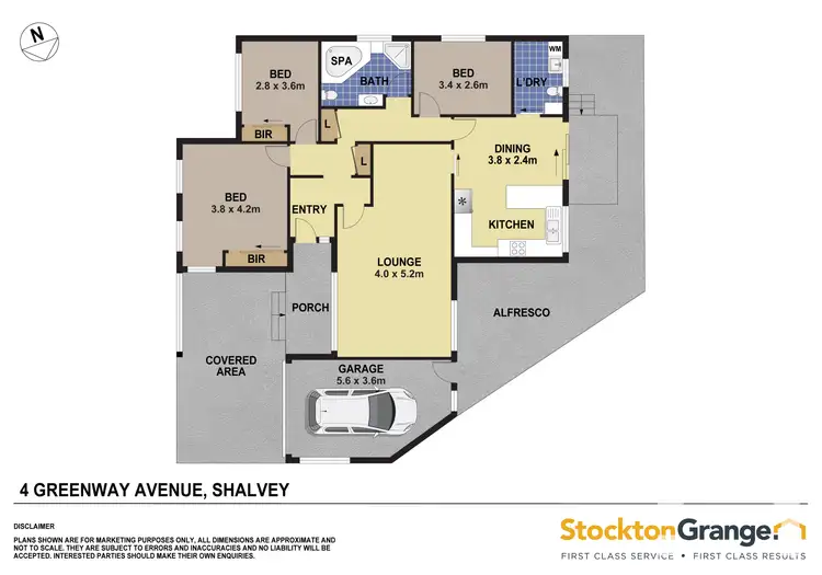 Floorplan of Homely house listing, 4 Greenway Ave, Shalvey NSW 2770
