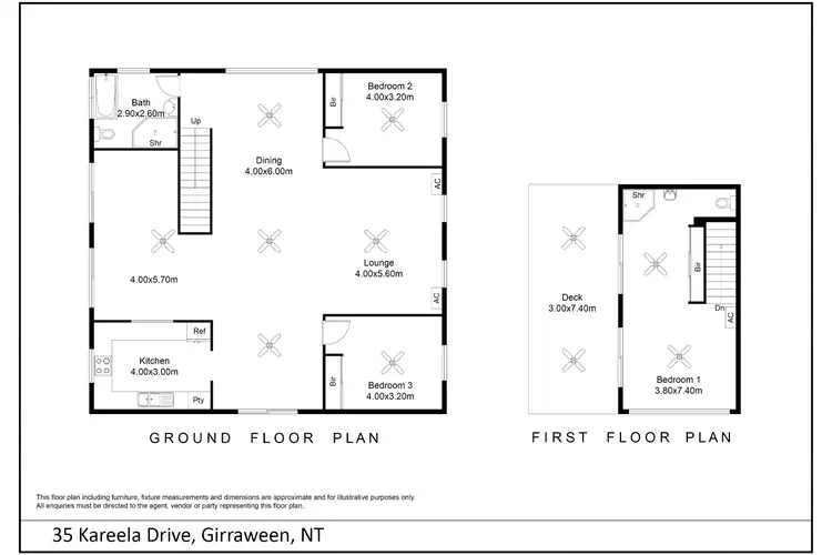 Floorplan of Homely house listing, 35 Kareela Drive, Girraween NT 836