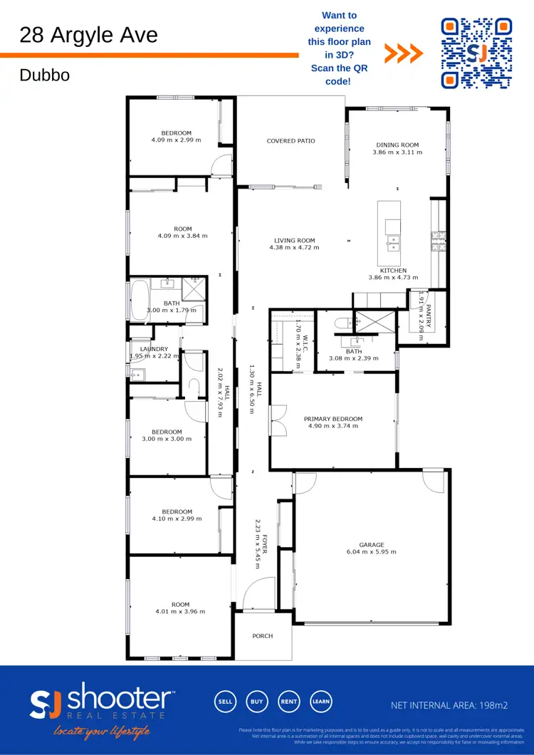 Floorplan of Homely house listing, 28 Argyle Avenue, Dubbo NSW 2830