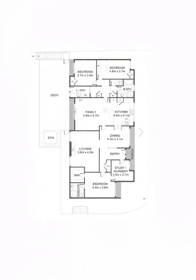 Floorplan of Homely house listing, 18 HAWKER ROAD, Aldgate SA 5154