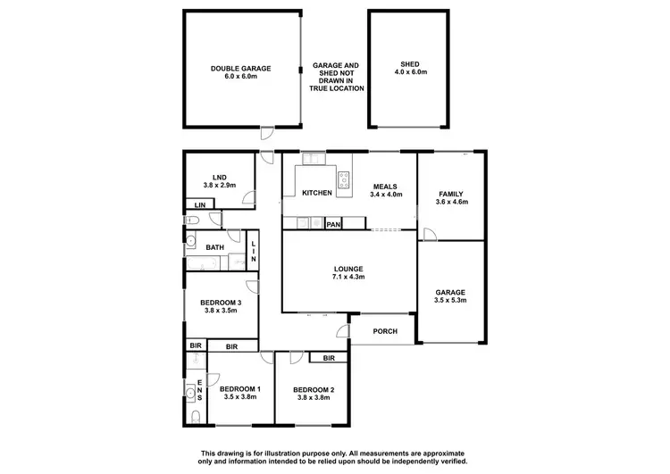 Floorplan of Homely house listing, 7 Derwent Court, Mount Gambier SA 5290