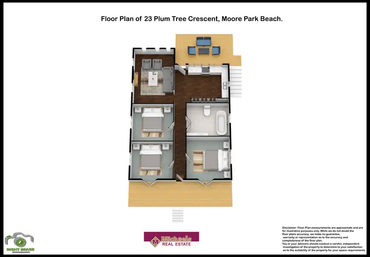 Floorplan of Homely house listing, 23 Plum Tree Crescent, Moore Park Beach QLD 4670