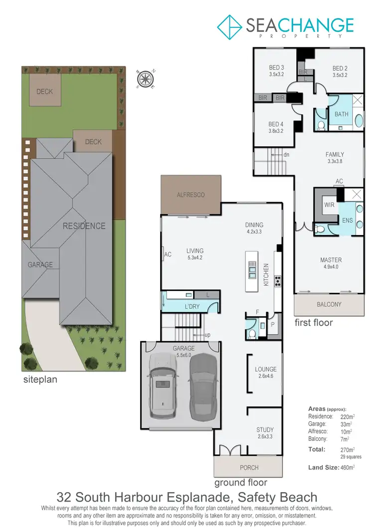 Floorplan of Homely house listing, 32 South Harbour Esplanade, Safety Beach VIC 3936