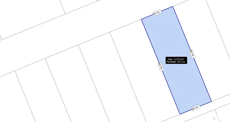 Floorplan of Homely land listing, 33 Barrack Street, Goroke VIC 3412