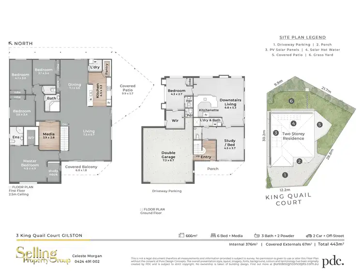 Floorplan of Homely house listing, 3 King Quail Court, Gilston QLD 4211