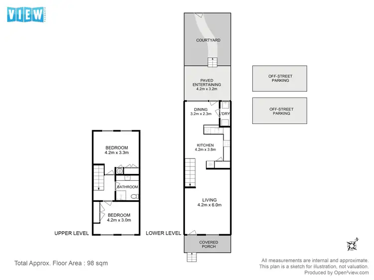 Floorplan of Homely terrace listing, 31B Goulburn Street, Hobart TAS 7000
