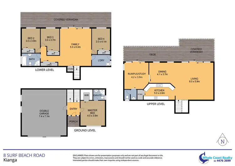Floorplan of Homely house listing, 8 Surf Beach Road, Kianga NSW 2546