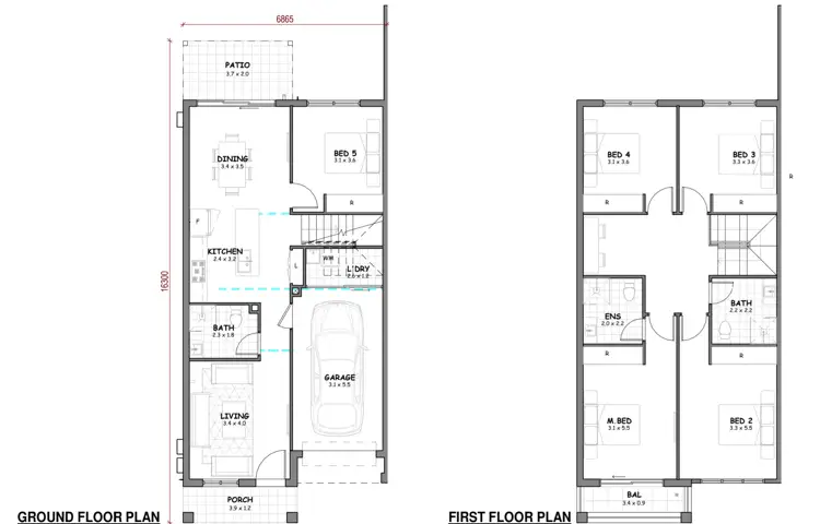 Floorplan of Homely townhouse listing, 56 Grandeur Parade, Riverstone NSW 2765