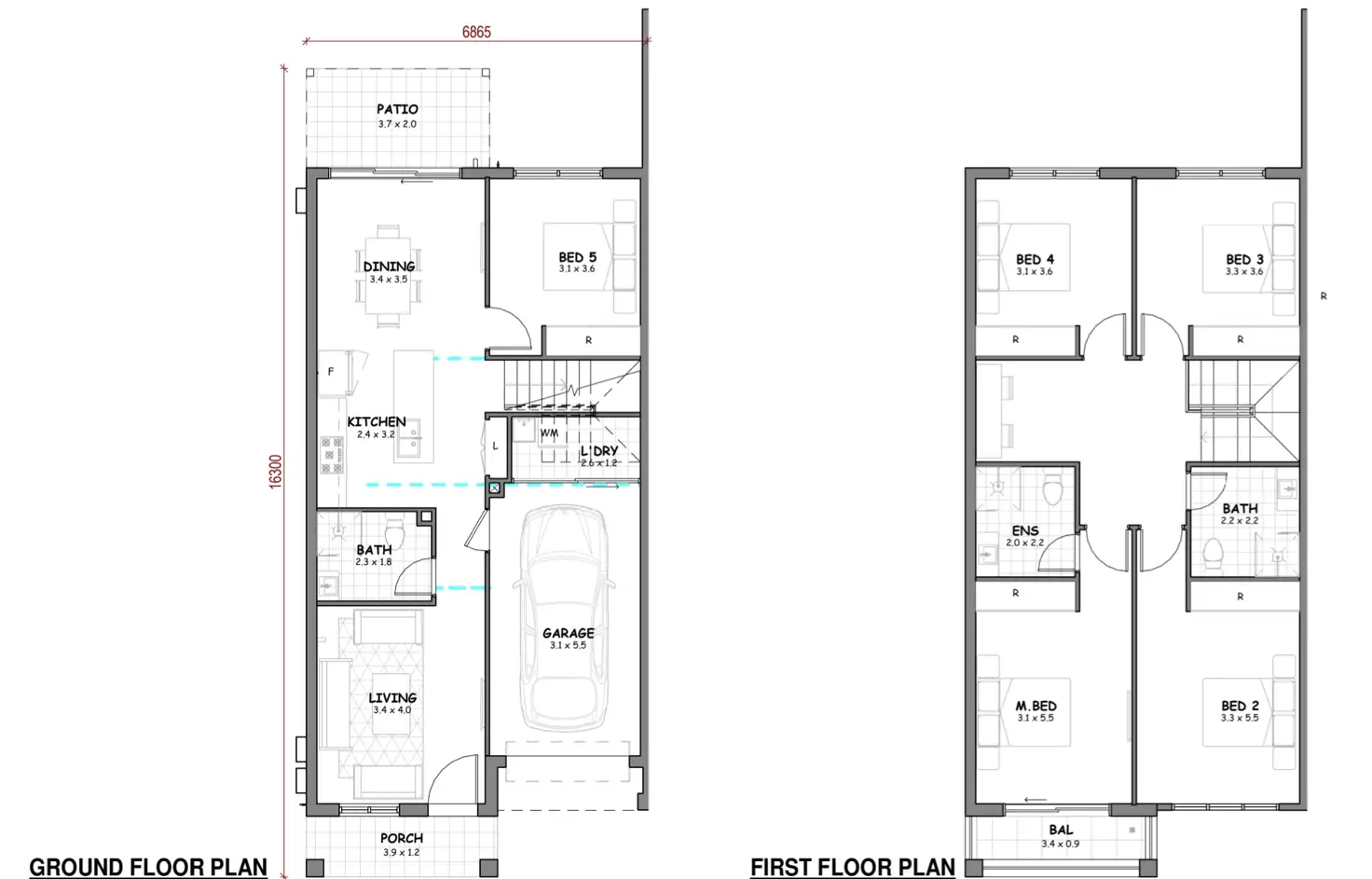 Floorplan of Homely townhouse listing, 56 Grandeur Parade, Riverstone NSW 2765