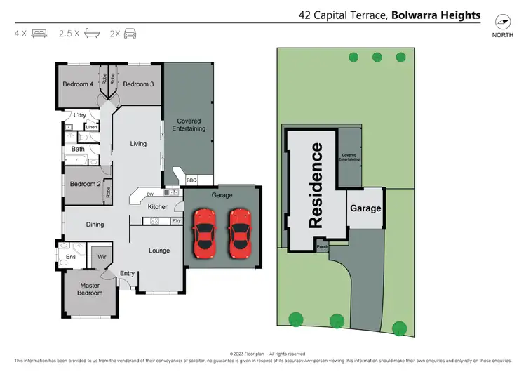 Floorplan of Homely house listing, 42 Capital Terrace, Bolwarra Heights NSW 2320