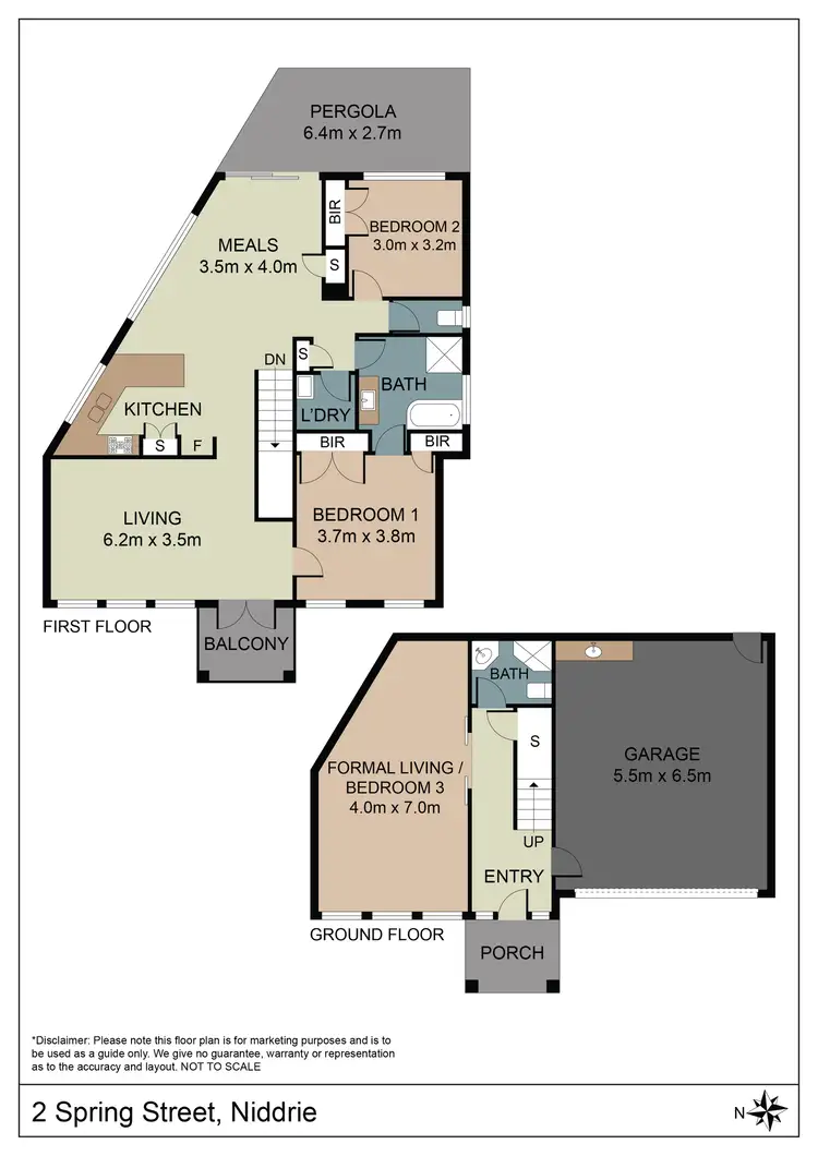 Floorplan of Homely house listing, 2 Spring Street, Niddrie VIC 3042