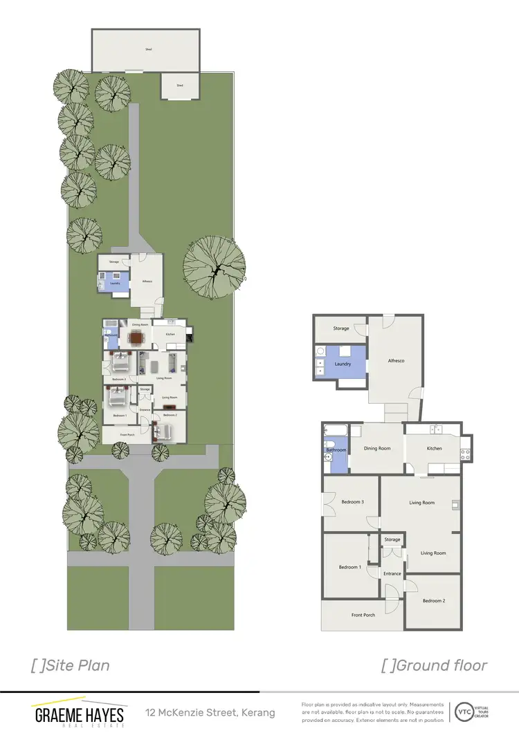 Floorplan of Homely house listing, 12 McKenzie Street, Kerang VIC 3579