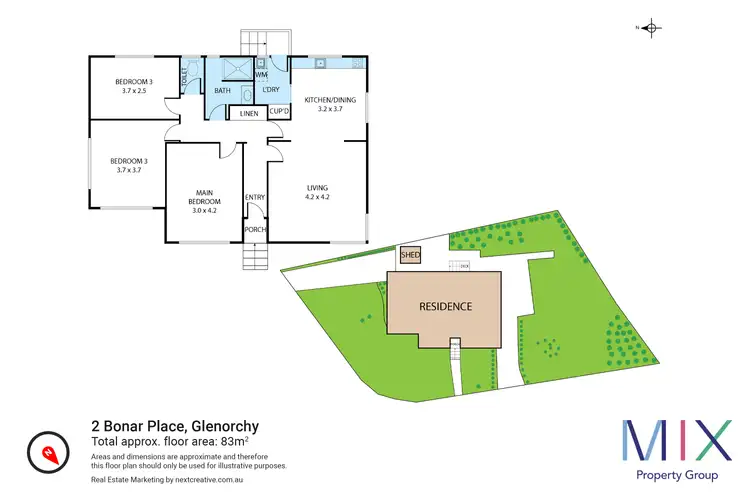 Floorplan of Homely house listing, 2 Bonar Place, Glenorchy TAS 7010