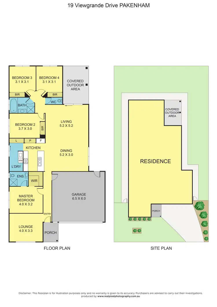 Floorplan of Homely house listing, 19 Viewgrand Drive, Pakenham VIC 3810
