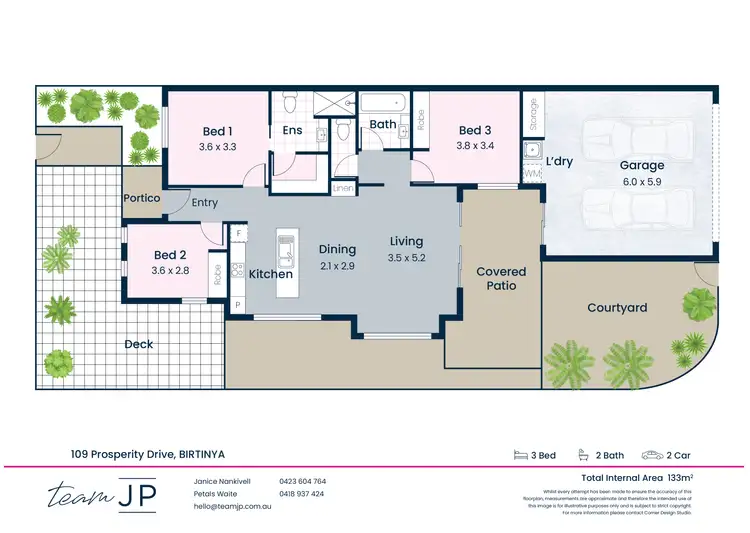 Floorplan of Homely house listing, 109 Prosperity Drive, Birtinya QLD 4575