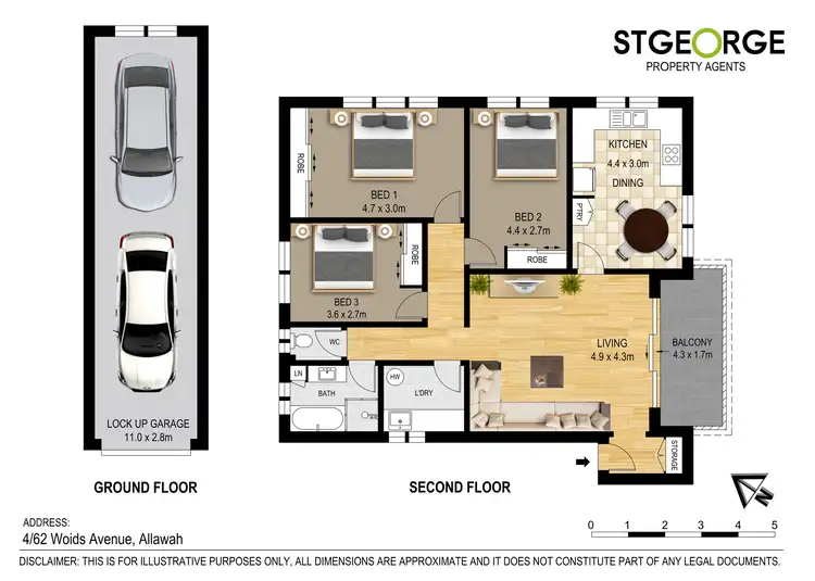 Floorplan of Homely apartment listing, 4/62 Woids Avenue, Allawah NSW 2218