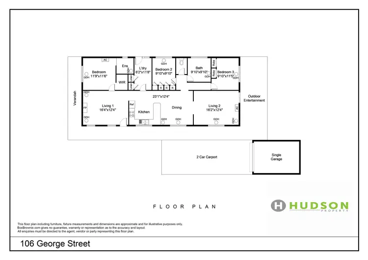 Floorplan of Homely house listing, 106 George Street, Portland VIC 3305