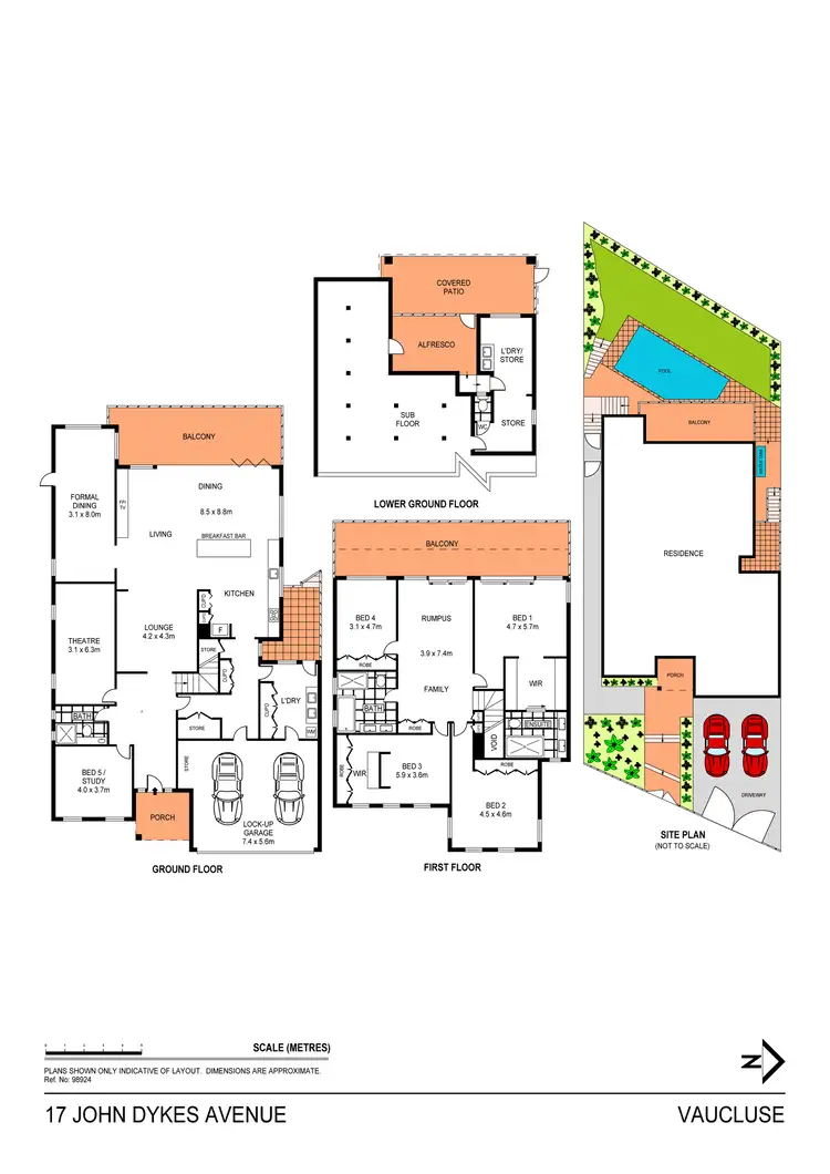 Floorplan of Homely house listing, 17 John Dykes Avenue, Vaucluse NSW 2030
