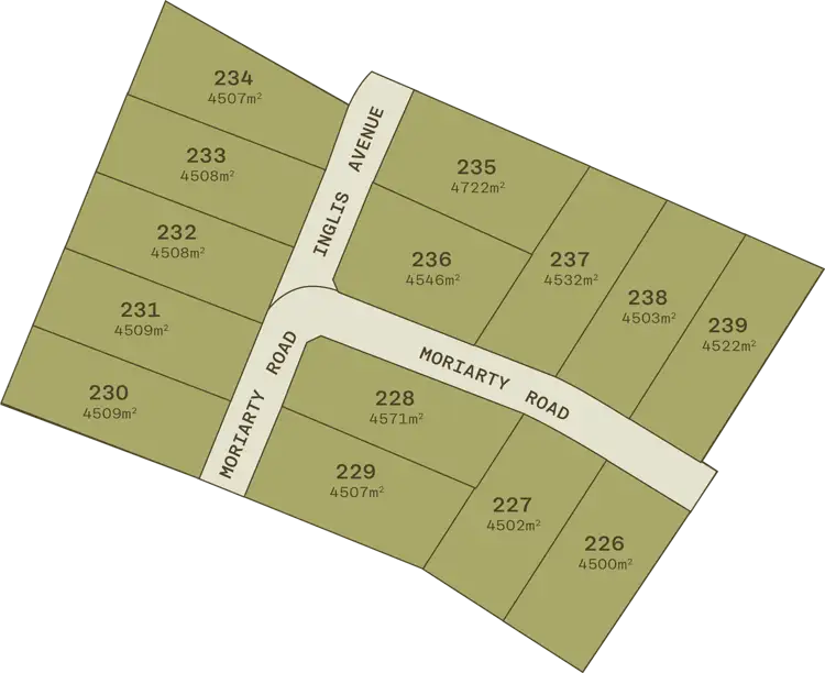 Floorplan of Homely land listing, LOT 237, 1 Moriarty Road, Inverleigh VIC 3321