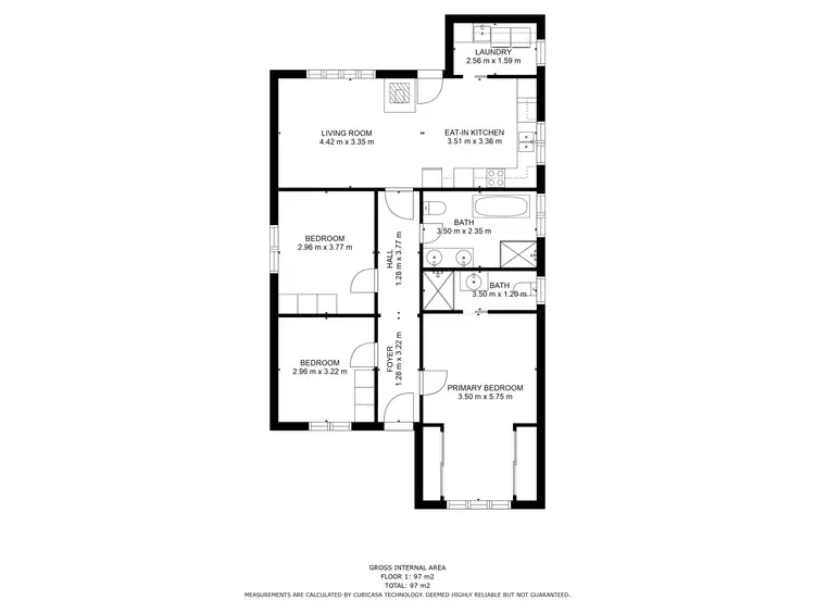 Floorplan of Homely house listing, 33 Ward Street, Lamington WA 6430