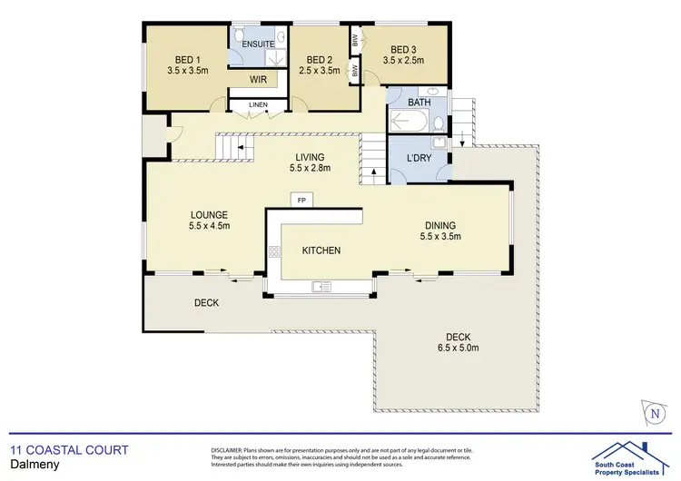 Floorplan of Homely house listing, 11 Coastal Court, Dalmeny NSW 2546