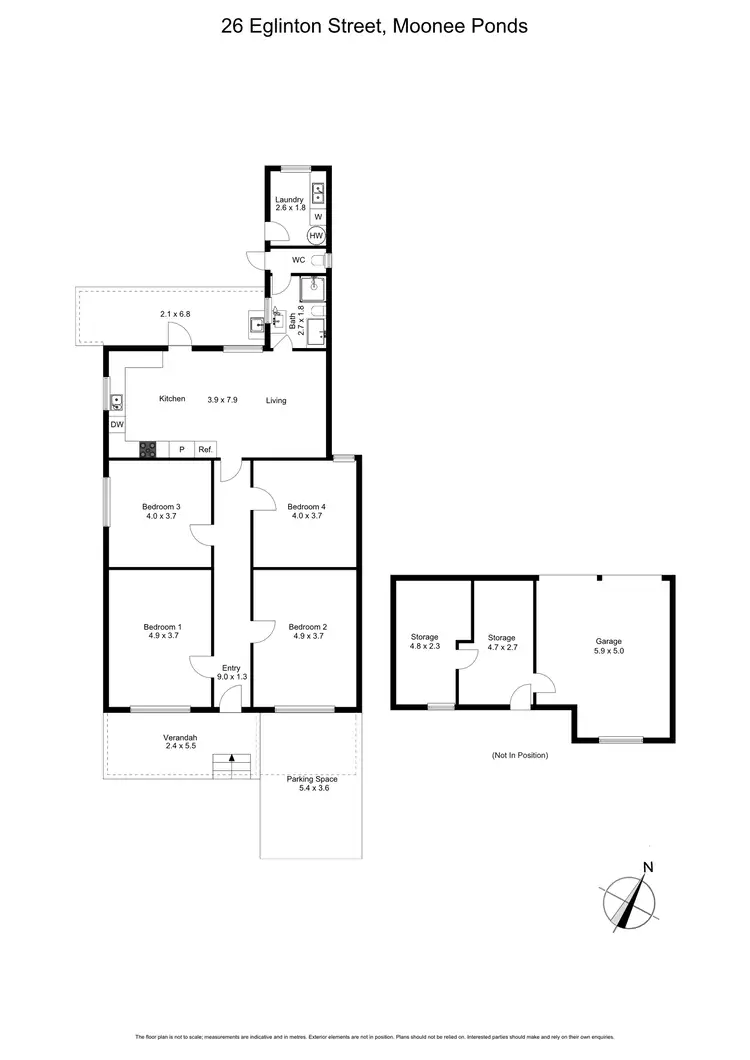 Floorplan of Homely house listing, 26 Eglinton Street, Moonee Ponds VIC 3039