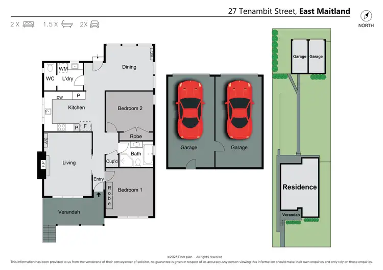 Floorplan of Homely house listing, 27 Tenambit Street, East Maitland NSW 2323