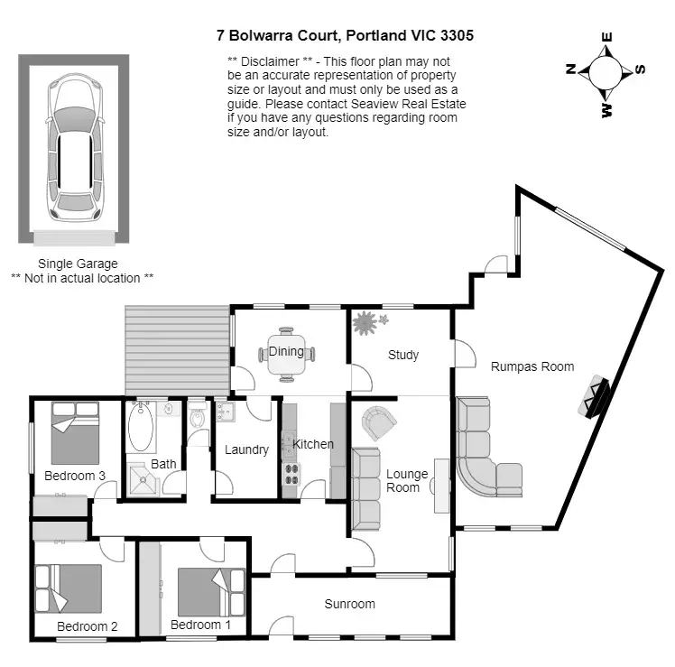 Floorplan of Homely house listing, 7 Bolwarra Court, Portland VIC 3305