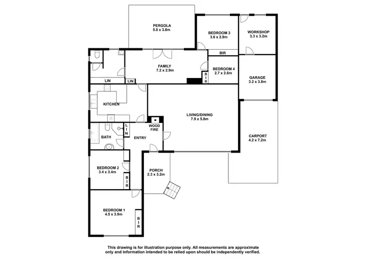 Floorplan of Homely house listing, 13 Sunnyside Drive, Mount Gambier SA 5290