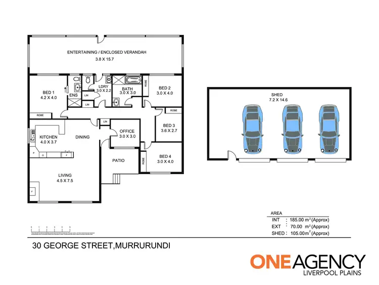 Floorplan of Homely house listing, 30 George Street, Murrurundi NSW 2338