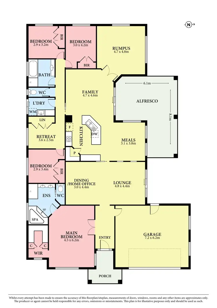 Floorplan of Homely house listing, 21-22 SERRELL COURT, Whittlesea VIC 3757