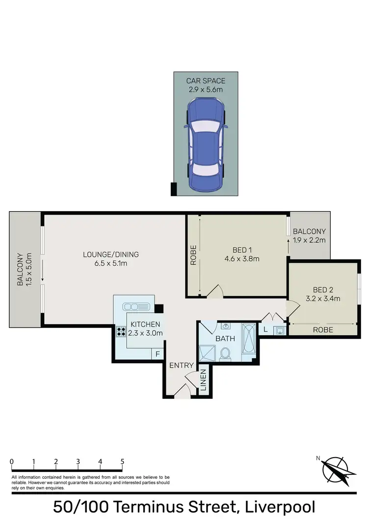 Floorplan of Homely apartment listing, 50/100 Terminus Street, Liverpool NSW 2170