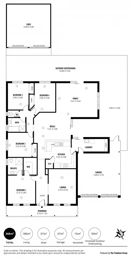 Floorplan of Homely house listing, 61 Chellaston Road, Munno Para West SA 5115