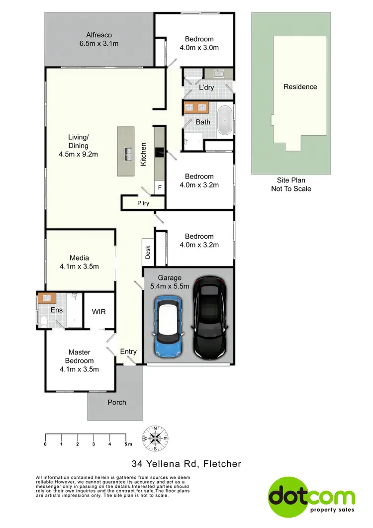 Floorplan of Homely house listing, 34 Yellena Road, Fletcher NSW 2287