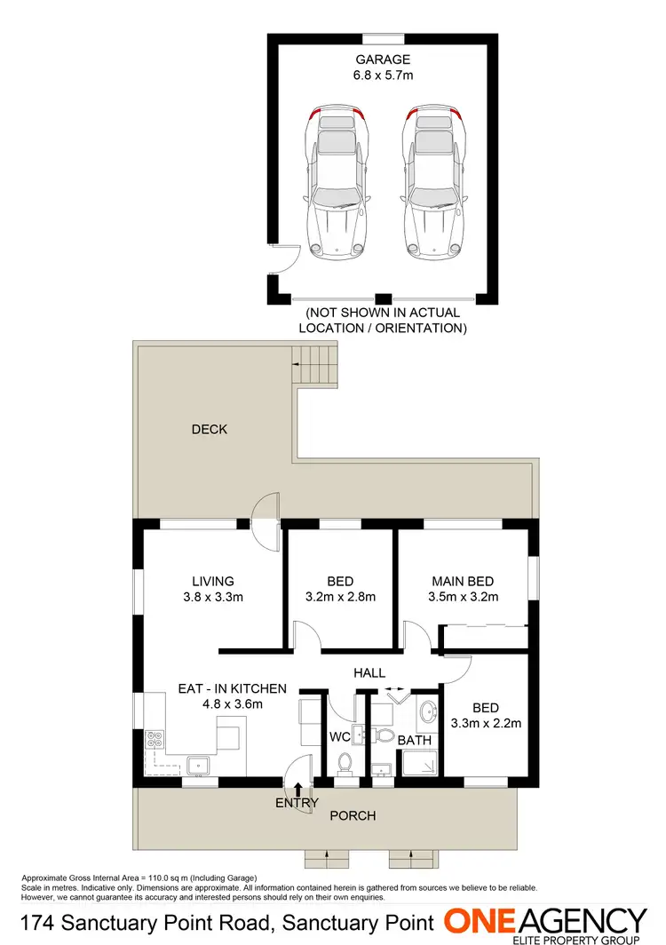 Floorplan of Homely house listing, 174 Sanctuary Point Road, Sanctuary Point NSW 2540