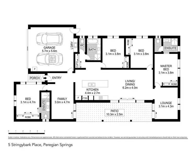 Floorplan of Homely house listing, 5 Stringybark Place, Peregian Springs QLD 4573