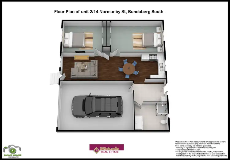 Floorplan of Homely unit listing, 2/14 Normanby Street, Bundaberg South QLD 4670