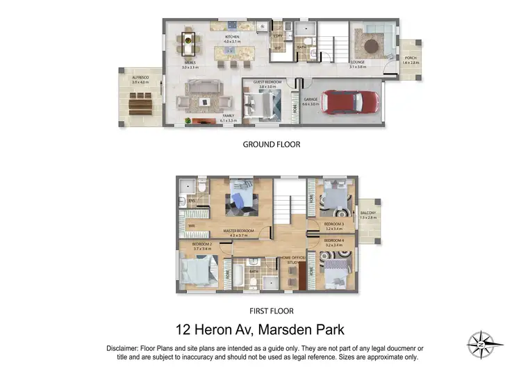 Floorplan of Homely house listing, 12 Heron Avenue, Marsden Park NSW 2765