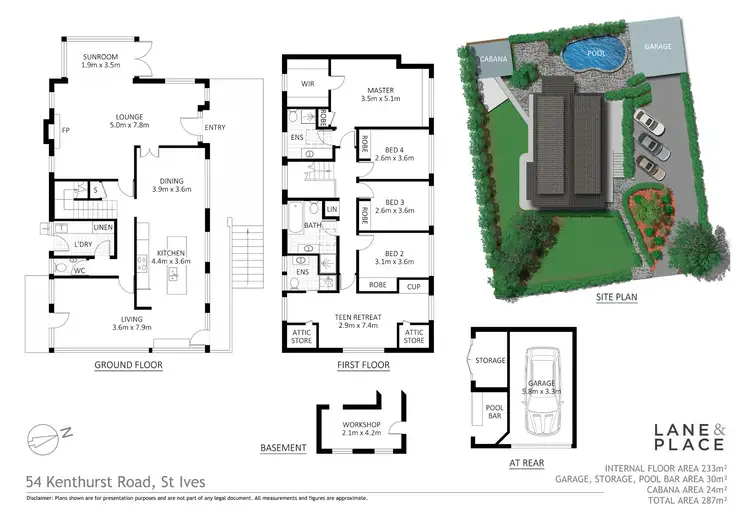 Floorplan of Homely house listing, 54 Kenthurst Road, St Ives NSW 2075