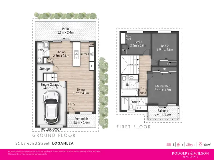 Floorplan of Homely townhouse listing, 30/31 Lyrebird Street, Loganlea QLD 4131