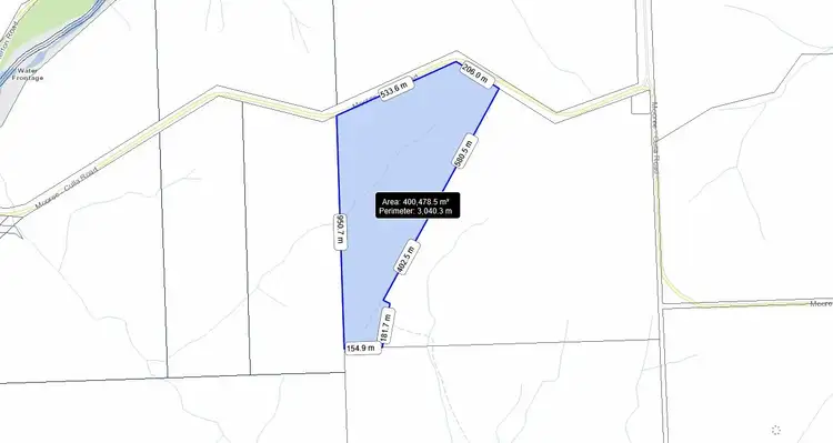 Floorplan of Homely land listing, 1305 Mooree-Culla Road, Culla VIC 3315