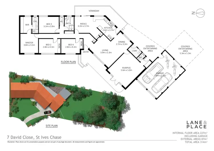 Floorplan of Homely house listing, 7 David Close, St Ives NSW 2075