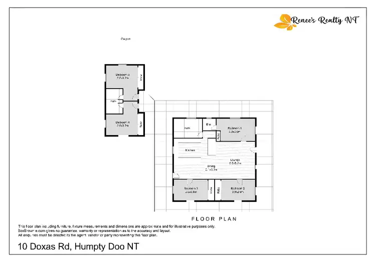 Floorplan of Homely house listing, 10 Doxas Road, Humpty Doo NT 836