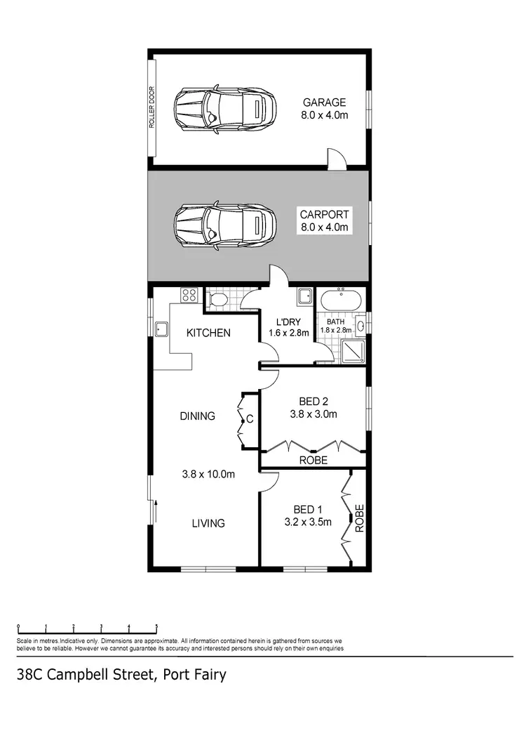 Floorplan of Homely house listing, 3/38 CAMPBELL STREET, Port Fairy VIC 3284