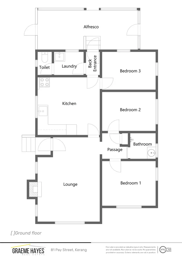 Floorplan of Homely house listing, 81 Pay Street, Kerang VIC 3579